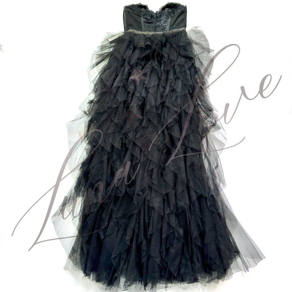 FOR LOVE & LEMONS Bustier Gown/Dress In Black NWT - Picture 8 of 13